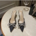 10Fashion Shiny Rhinestone Bow Knot Woman Heels