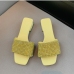 10Korean Style Rhinestone Square Toe Heels Slippers