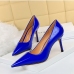 3OL Style Simple Design Pointed Toe Ladies Stilettos