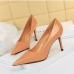 4OL Style Simple Design Pointed Toe Ladies Stilettos