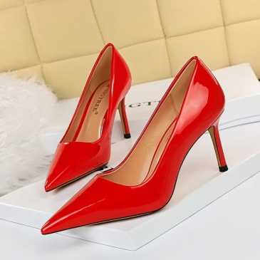 OL Style Simple Design Pointed Toe Ladies Stilettos