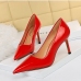 1OL Style Simple Design Pointed Toe Ladies Stilettos