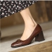 7OL Style Solid Comfortable Heels