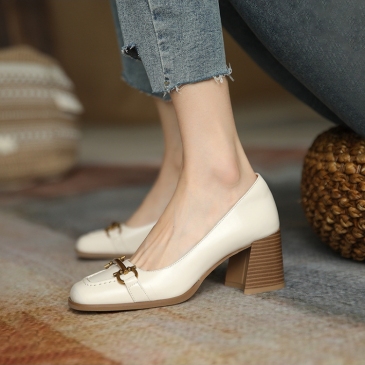 OL Style Solid Comfortable Heels