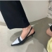 3Pointed Toe Color Block Designer Heels