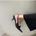 4Pointed Toe Color Block Designer Heels