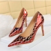 6Sexy Nightclub Stone Pattern Stiletto Heel Pumps