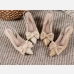 8Stylish Faux Pearl Bow Pointed Slip On Heels
