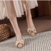 11Stylish Faux Pearl Bow Pointed Slip On Heels
