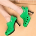 4Summer Fashion Hole Slip On Heels 