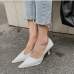 3Temperament Pointed Toe Stiletto Slip On Heels