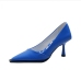 10Temperament Pointed Toe Stiletto Slip On Heels