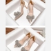 9Transparent Rhinestone Bow Stiletto Pumps Heels