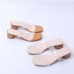 9Trending Transparent Strap Chunky Open Toe Slippers