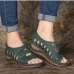 3 Hollow Out  Velcro  Summer  Women's Sandals