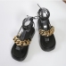 14 PU  Anklet Strap Flat Sandals For Women