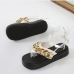 3 PU  Anklet Strap Flat Sandals For Women