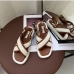 17Contrast Color Roman Style Flat Women Sandals