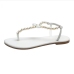 6Trending Faux Pearl Flat Sandals For Ladies