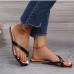 5 Leisure Time Solid Square Toe Women Slipper