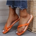 7 Leisure Time Solid Square Toe Women Slipper