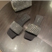 1 Rhinestone Square Toe Flat Slippers For Women