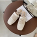 1Beach Hollow Out Square Toe Slipper Shoes