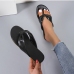 3Casual Bow Round Toe Solid Outdoor Slippers