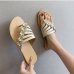 4Casual Flower Hollow Out Flip Flop Slippers