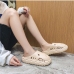 6Casual Holes Closed Toe Home Slippers