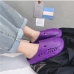 10Casual Holes Closed Toe Home Slippers