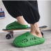 1Casual Holes Closed Toe Home Slippers