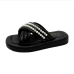 10Casual Outdoor Faux Pearl Thick-Soled Ladies Slippers