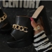 5Chain Chunky Patchwork High Heels  Slippers