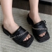 9Chic Bow Chain Design House Wedge Slipper