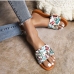 5Chic Flower Printed Round Toe Ladies Slippers