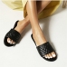 8Euro Square Toe Solid Ladies Slippers