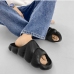 4Fashion Solid Round Toe Slippers