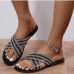 3Fashion Summer Hot Drilling Slippers