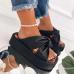 1Front Twisted Height Increasing Slipper Shoes