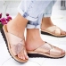 3New Round Toe Patchwork Slippers For Women