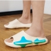 1Novel Fashion Round Toe Chunky Slippers