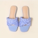 3Outdoor Beach Casual Woven Flat Women Slippers