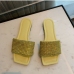 10Square Toe Rhinestone Slip On Flat Slippers