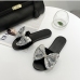 13Summer Sequined Rhinestone Bow Decoration Slippers