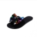 4Summer Sequined Rhinestone Bow Decoration Slippers