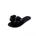 6Summer Sequined Rhinestone Bow Decoration Slippers