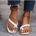 7Summer Trends Square Toe Flat  Ladies Slippers