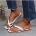 8Summer Trends Square Toe Flat  Ladies Slippers