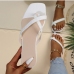 9Summer Trends Square Toe Flat  Ladies Slippers